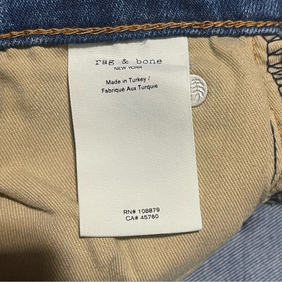 Rag & Bone Medium Wash Nina High Rise Skinny Jeans W28L29 - Picture 8 of 10